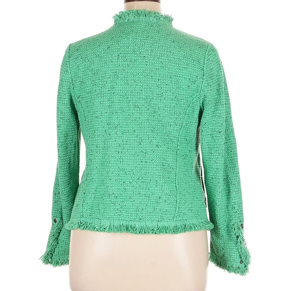 NIC+ZOE Green Tweed Jacket blazer xl - Picture 3 of 3